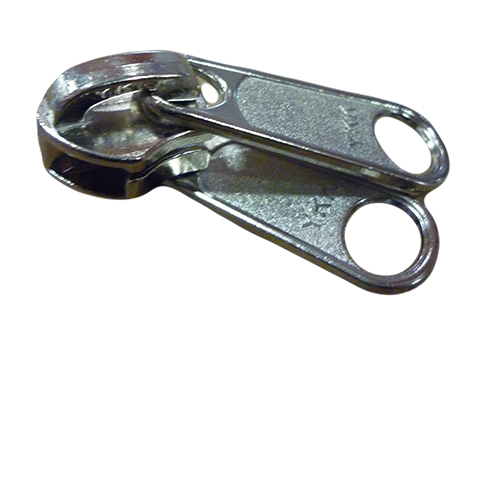 YKK Schuivers dubbellips nikkel